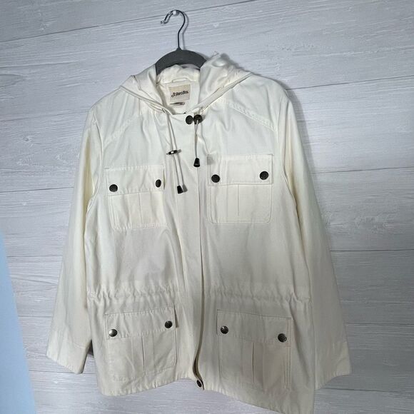 St. John’s Bay Womens Nylon/Cotton Utility Jacket size M - Picture 2 of 12